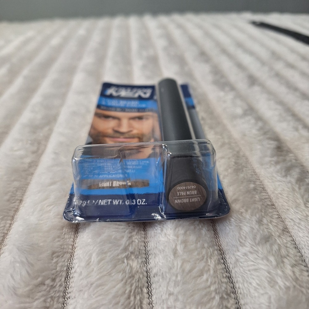 JUST FOR MEN 1-Day BEARD BROW Temporary COLOR for Beard Eyebrows LIGHT BROWN - Picture 3 of 5